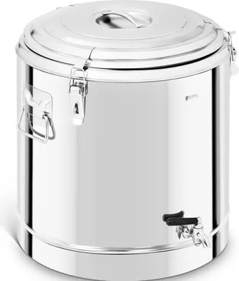 Produktbild von Termo nádoba Royal Catering z nerezové oceli - 50 l - s vypouštěcím kohoutkem