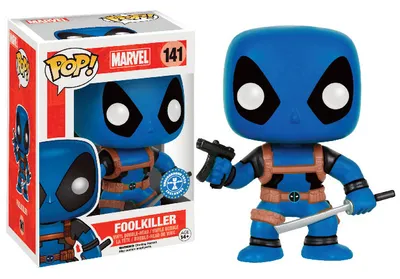 Immagine prodotto di Funko Marvel Comics Deadpool Blue Foolkiller POP! 9 cm Esclusivo FK9352