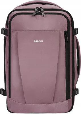 Produktbild von Ecohub Reise-Handgepäck Rucksack 45x20x30cm Pink