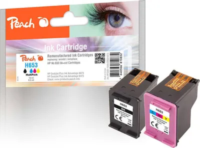 Immagine prodotto di Peach PI300-1045 Peach Patrone HP No.653 MultiPack rigenerato