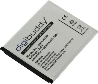 Produktbild von digibuddy Akku kompatibel zu Samsung Galaxy Ace 2 / Galaxy S Duos / Galaxy S III mini Li-Ion