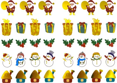 Produktbild von Oblique Unique 38 weihnachtliche Aufkleber für Weihnachten Sticker mit Glanz Weihnachtsdekoration Basteln Geschenk Deko