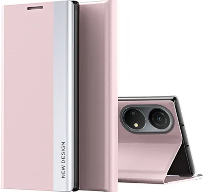 Obrázek produktu pro Honor X7 Pouzdro, MagnetickéPolyuretanKožené Pouzdro s Funkcí Stojánku pro Honor X7 Růžový