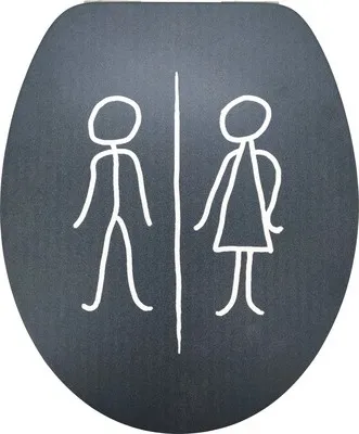 Produktbild von form&style WC-Sitz Man & Woman matt mit Absenkautomatik