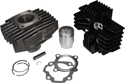 Produktbild von TNT Zylinderkit 80ccm, Ø 47 mm, Ø 12 mm Kolbenbolzen kompatibel mit Yamaha PW80 AC 2T