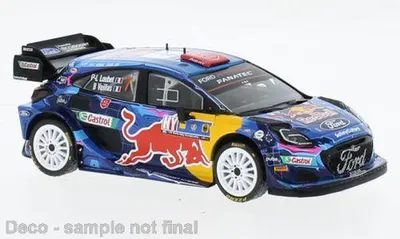 Immagine prodotto di Ford Puma Rally1 n. 7 Loubet/Veillas WRC Rally dell'Europa centrale 2023 IXO 1:43