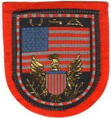 Produktbild von Aufnäher Patches Wappen USA Gr. ca. 6 x 6,5 cm  20581