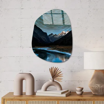 Produktbild von Wallity, UV-1112 - 35 x 50, Dekorative Malerei aus gehärtetem Glas, Mehrfarbig, 100 % gehärtetes Glas, 35 x 50 cm
