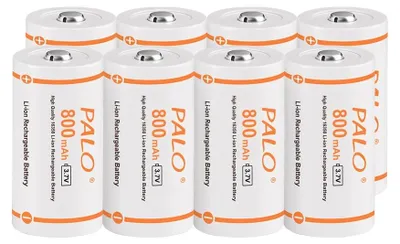 Obrázek produktu pro Baterie, kapacita 800 mAh, dobíjecí lithium-iontová, 8 kusů