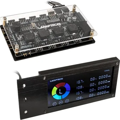 Zdjęcie produktu dla Lamptron SM436 PCI RGB & Fan Controller schwarz