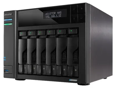 Produktbild von Asustor Lockerstor 6 Gen2+ - NAS-Server - 6 Schächte