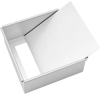 Immagine prodotto di Omgoods - Teglia quadrata per panificazione, 21,8 x 21,8 cm - Stampo professionale in alluminio con fondo removibile