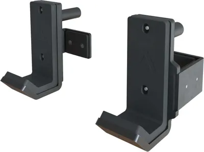Produktbild von ATLETICA R8 J-Hooks | Type 1 | Paarweise | Austauschbare Protektoren | Tiefe Mulde | Bis 450 kg belastbar | Einfach höhenverstellbar