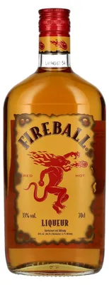 Produktbild von Fireball Liquer Blended with Cinnamon & Whisky | 33 % vol | 0,7 l