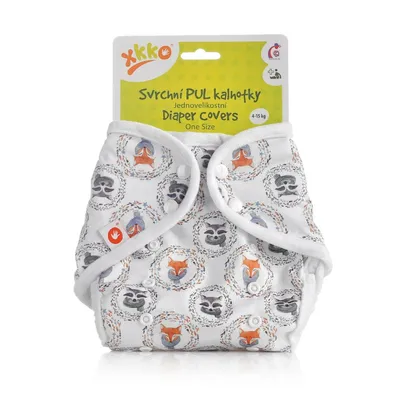 Obrázek produktu pro XKKO Svrchní plenkové kalhotky One Size - Fox & Raccoon