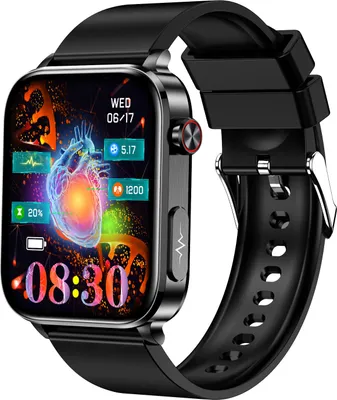 Image de INF Montre intelligente avec fréquence cardiaque, moniteur de sommeil, IP68