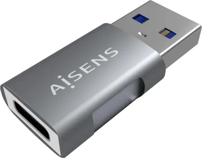 Zdjęcie produktu dla Aisens A108-0655/ Adapter USB 3.2 GEN2 USB Typ-C żeński - USB męski