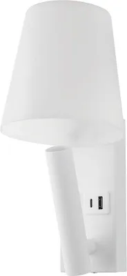 Obrázok produktu pre LED Solution Biele nástenné LED svietidlo s USB/PD nabíjaním 2W 240006