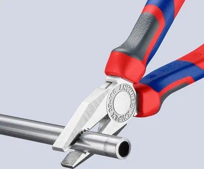 Produktbild von Kombizange 180mm verchromt mit Mehrkomponentengriffen