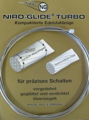 Produktbild von Niro-Glide Schaltinnenzug-Edelstahl 3000mm lg.,1,1mm Ø, einzelverpackt