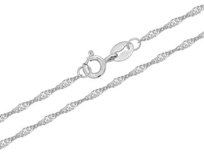 Produktbild von Silberkette Lambá da CN009W - Lä nge: 55 cm