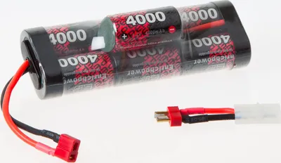 Produktbild von Robitronic NiMH Akku 4000mAh 8,4V Hump Pack T-Stecker & Tamiya