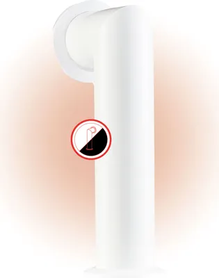 Immagine prodotto di KAMINIO Tubo del camino MAX per caminetti elettrici - Riproduzione di un camino con rosetta - Include materiale di montaggio - Bianco