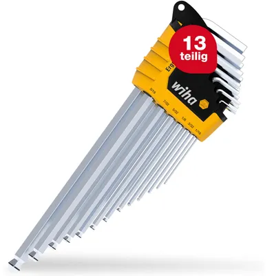 Imagen del producto de Juego de destornilladores hexagonales internos Wiha ErgoStar, 13 piezas (43852)