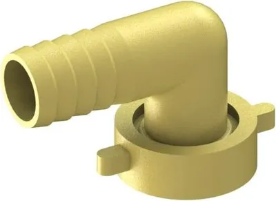 Image de Js Winkelverschraubung            Flachdichtend, 3/4"X1", Messing