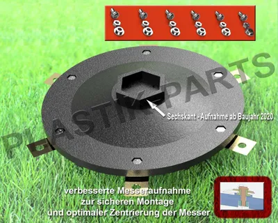 Immagine prodotto di disco lama 130 mm 6 lame disco lama per Landxcape LX790 LX791 LX792 LX799 LX835 incl. 6 lame
