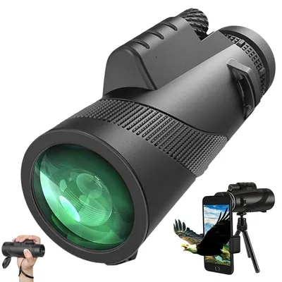 Zdjęcie produktu dla Monokular teleskopowy 10-30x50 z zoomem, kompaktowy, z uchwytem do smartfona, do obserwacji ptaków