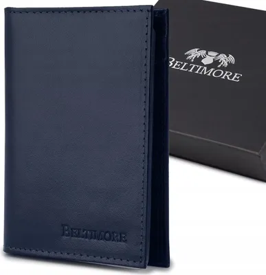 Produktbild von Beltimore Schlankes vertikales Leder-Portemonnaie mit Visitenkartenhalter