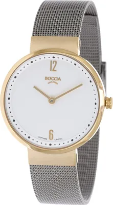 Image de Boccia 3283-05 Montre dame titane gris/or