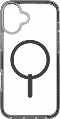 Zdjęcie produktu dla ZAGG Santa Cruz Snap, Pokrowiec, Apple, iPhone 16+, 17 cm (6.7"), Czarny, Przezroczysty