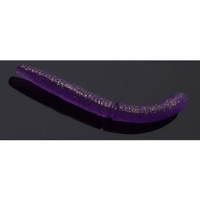 Produktbild von Libra Lures Fatty D’Worm Knoblauch 020-purple with glitter