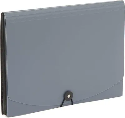 Produktbild von Famanu Organizer für Dokumentenmappe, Briefformat - Schwarz & Grau, 2er-Pack