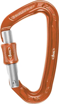 Schraubkarabiner Be Quick Blue von Beal; orangefarben; für Klettern; mit Schraubverschluss.