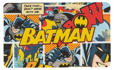 Batman Frühstücksbrettchen aus Resopal, 23,5 x 14,5 cm