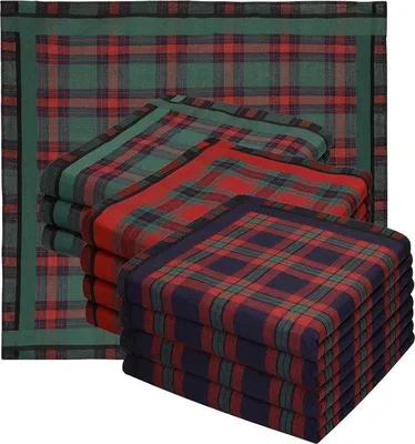 Produktbild von Famanu Taschentücher Herren Premium Baumwolle - 6 Designs in 3 Farben