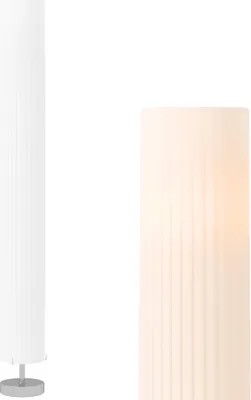 Zdjęcie produktu dla HOMCOM Lampa podłogowa w nowoczesnym stylu z włącznikiem do salonu i sypialni 120 cm biała