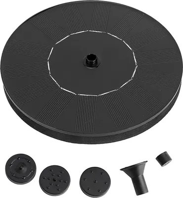 Obrázok produktu pre Kreatívne solárne čerpadlo na vodu do fontány pre záhradné jazierko, bazén, akvárium, 180 l/h, 1,4 W