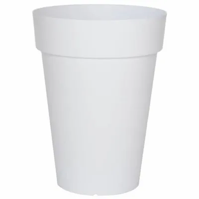 Image de Pot de fleurs Soleilia Haut 66 - D49cm - H65cm - 71L - Blanc - Fabrication Française