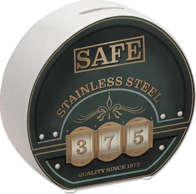 Produktbild von Retro Safe Spardose in Tresor Optik