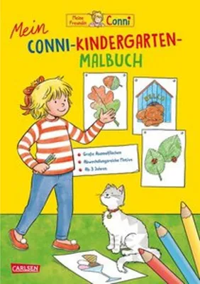 Produktbild von Conni Gelbe Reihe (Beschäftigungsbuch): Mein Conni-Kindergarten-Malbuch