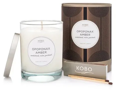 Produktbild von KOBO Fliament Opoponax Bernstein Duftkerze (11 oz / 312 g)