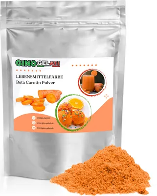 Zdjęcie produktu dla Barwnik spożywczy beta-karoten (E160a) proszek pomarańczowy 100g