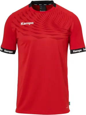 Image de Kempa Wave 26 Maillot Manches Courtes Hommes - Rouge  | Taille: M