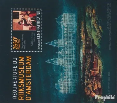 Produktbild von Briefmarken Zentralafrikanische Republik 2013 Mi Block 1073 (kompl. Ausgabe) postfrisch Reichsmuseum