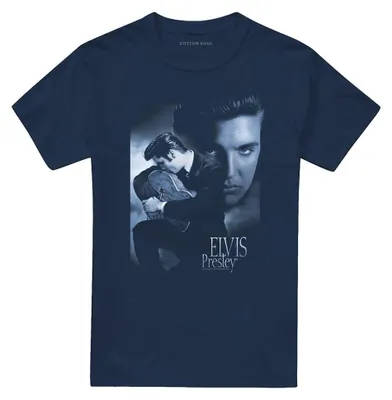 Immagine prodotto di Elvis Presley - Maglietta "Reverent" unisex uomo/donna TV33208 (XL) (blu navy)