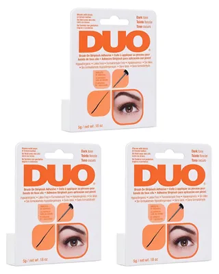Produktbild von Ardell DUO - Wimpernkleber - 3er Pack - Brush On Dark - Latexfrei - Vitaminreich - Dunkel